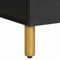 vidaXL Bedside Cabinet Black 40x33x46 cm Engineered Wood