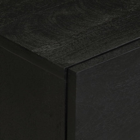 vidaXL Bedside Cabinet Black 50x33x62 cm Engineered Wood