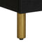 vidaXL Bedside Cabinet Black 50x33x62 cm Engineered Wood