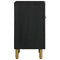 vidaXL Bedside Cabinet Black 50x33x60 cm Engineered Wood