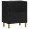 vidaXL Bedside Cabinet Black 50x33x60 cm Engineered Wood