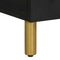 vidaXL Bedside Cabinet Black 50x33x60 cm Engineered Wood