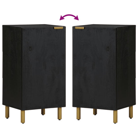 vidaXL Sideboard Black 40x33x75 cm Engineered Wood