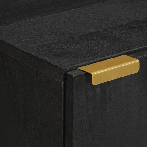 vidaXL Sideboard Black 40x33x75 cm Engineered Wood