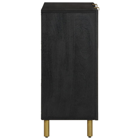 vidaXL Sideboard Black 90x33x75 cm Engineered Wood