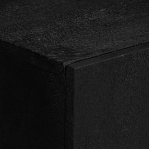 vidaXL Sideboard Black 90x33x75 cm Engineered Wood