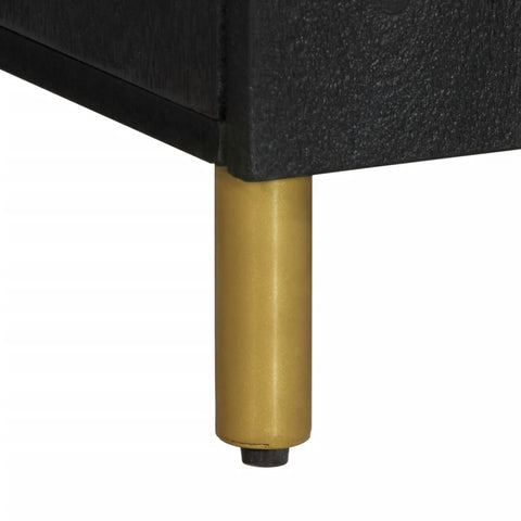 vidaXL Sideboard Black 90x33x75 cm Engineered Wood