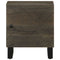 vidaXL Bedside Cabinet Black 40x33x46 cm Solid Wood Mango