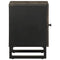 vidaXL Bedside Cabinet Black 40x33x46 cm Solid Wood Mango