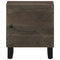 vidaXL Bedside Cabinets 2 pcs Black 40x33x46 cm Solid Wood Mango