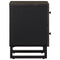 vidaXL Bedside Cabinets 2 pcs Black 40x33x46 cm Solid Wood Mango