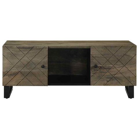 vidaXL Coffee Table Black 100x54x40 cm Solid Wood Mango
