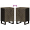 vidaXL Bathroom Cabinet Black 38x33x58 cm Solid Wood Mango