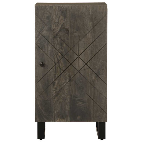 vidaXL Sideboard Black 40x33x75 cm Solid Wood Mango