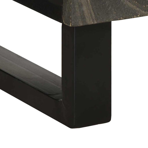 vidaXL Sideboard Black 40x33x75 cm Solid Wood Mango