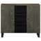 vidaXL Sideboard Black 90x33x75 cm Solid Wood Mango