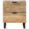 vidaXL Bedside Cabinet Brown 40x33x46 cm Solid Wood Mango