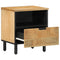 vidaXL Bedside Cabinet Brown 40x33x46 cm Solid Wood Mango