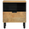 vidaXL Bedside Cabinet Brown 40x33x46 cm Solid Wood Mango
