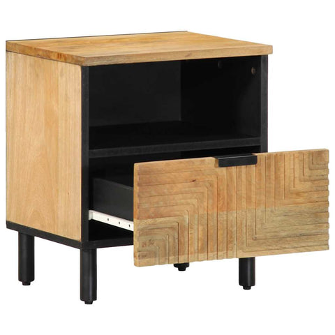 vidaXL Bedside Cabinets 2 pcs Brown 40x33x46 cm Solid Wood Mango