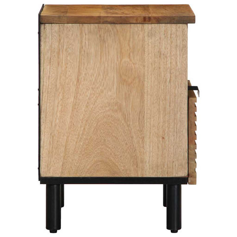 vidaXL Bedside Cabinets 2 pcs Brown 40x33x46 cm Solid Wood Mango