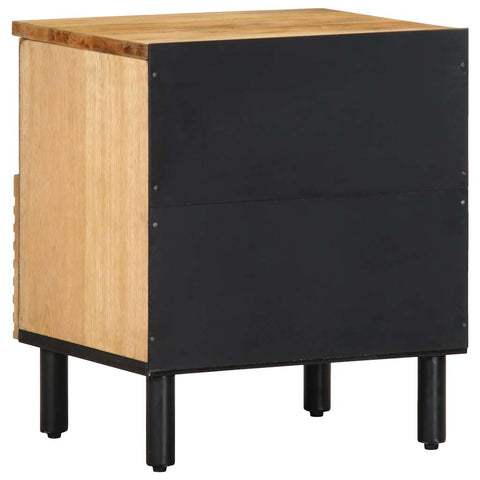 vidaXL Bedside Cabinets 2 pcs Brown 40x33x46 cm Solid Wood Mango