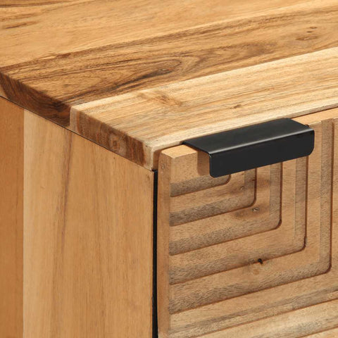 vidaXL Bedside Cabinet 40x33x46 cm Solid Wood Acacia