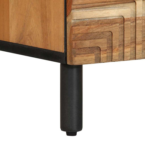 vidaXL Bedside Cabinet 40x33x46 cm Solid Wood Acacia