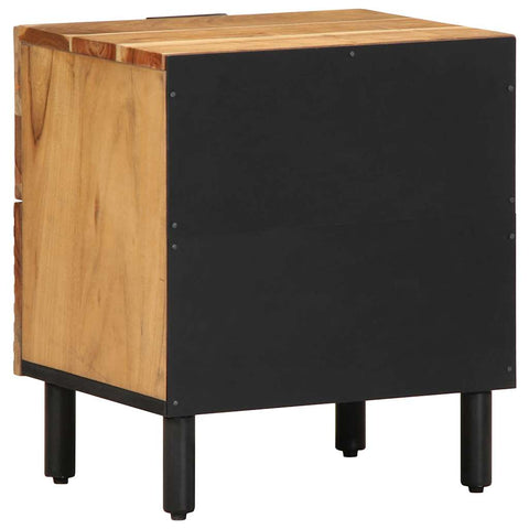 vidaXL Bedside Cabinet 40x33x46 cm Solid Wood Acacia