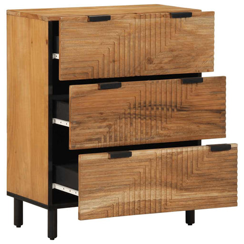 vidaXL Sideboard 60x33x75 cm Solid Wood Acacia