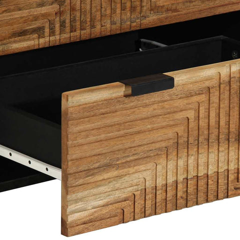 vidaXL Sideboard 60x33x75 cm Solid Wood Acacia