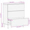 vidaXL Sideboard 60x33x75 cm Solid Wood Acacia