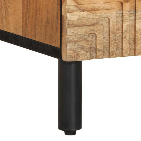 vidaXL Bedside Cabinet 40x33x46 cm Solid Wood Acacia