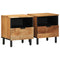vidaXL Bedside Cabinets 2 pcs 40x33x46 cm Solid Wood Acacia