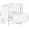 vidaXL Bedside Cabinets 2 pcs 40x33x46 cm Solid Wood Acacia