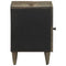 vidaXL Bedside Cabinet Light Grey 40x33x46 cm Solid Wood Mango