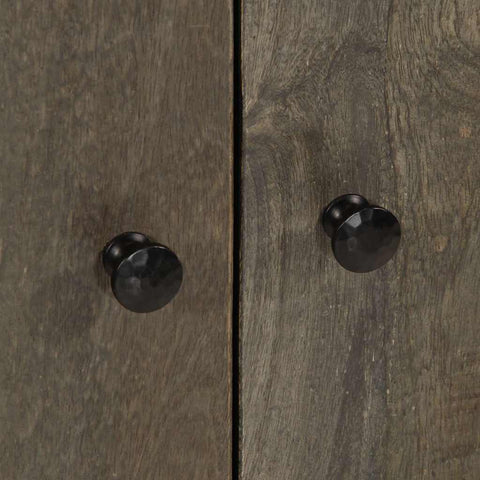 vidaXL Sideboard Light Grey 60x33.5x75 cm Solid Wood Mango