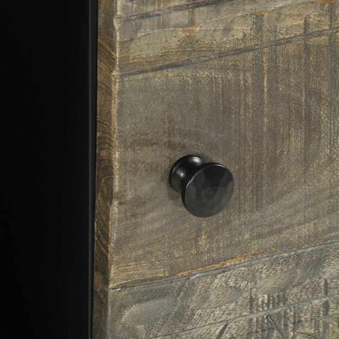 vidaXL Coffee Table Light Grey 80x50x40 cm Solid Wood Mango