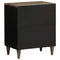 vidaXL Bedside Cabinet Light Grey 50x33x60 cm Solid Wood Mango