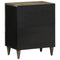 vidaXL Bedside Cabinet Light Grey 50x33x60 cm Solid Wood Mango