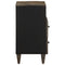 vidaXL Bedside Cabinet Light Grey 50x33x60 cm Solid Wood Mango