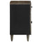 vidaXL Bedside Cabinet Light Grey 50x33x60 cm Solid Wood Mango