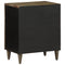 vidaXL Bedside Cabinet Light Grey 50x33x60 cm Solid Wood Mango
