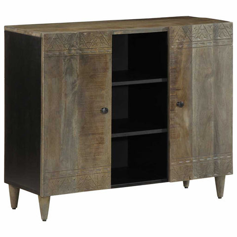 vidaXL Sideboard 90x33x75 cm Solid Wood Mango