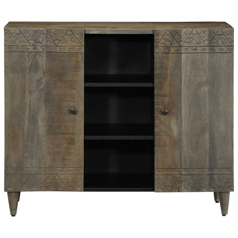 vidaXL Sideboard 90x33x75 cm Solid Wood Mango