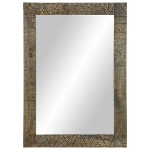 vidaXL Bathroom Mirror 50x2.5x70 cm Solid Wood Mango