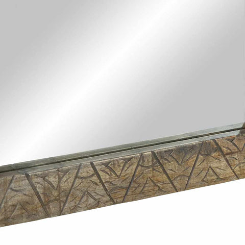 vidaXL Bathroom Mirror 50x2.5x70 cm Solid Wood Mango