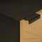 vidaXL Bedside Table Black and Gold 40 x 33.5 x 46 cm
