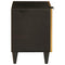 vidaXL Bedside Table Black and Gold 40 x 33.5 x 46 cm