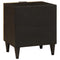 vidaXL Bedside Table 2 pcs Black and Gold 40 x 33.5 x 46 cm